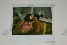 80s candid man kissing man gay interest VINTAGE kodak instant PHOTOGRAPH  Gs picture