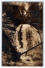 c1910's Lower Falls The Shades Waveland Indiana IN RPPC Photo Posted Postcard picture