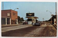US Naval Air Station Main Gate Quonset Point Rhode Island Vintage Postcard RI picture