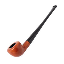 Briar Pipe Handcrafted Reading Pipe Wooden Long Stem Small Tobacco Smoking Pipe  picture