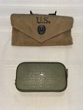 Original WW2 US Army First Aid Packet Carlisle Model Sealed w/ Pouch Dated 1942 picture