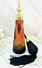 Reproduction Galle Cameo Glass Perfume Atomizer, Excellent Condition picture
