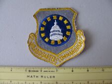 VINTAGE USAF HEADQUARTERS COMMAND USAF LARGE COLORED UNIFORM PATCH ~NICE~ picture