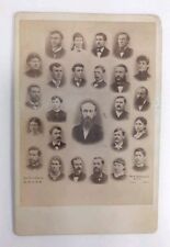 Rare Antique 1870s 1880s Northwestern Ohio Normal School Cabinet Photo, ONU picture