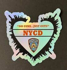 NYCDOCS New York City Department of Corrections Sticker Medium Holographic picture