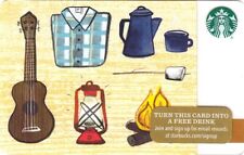 STARBUCKS CARD 2015 Camping Gear NEW picture