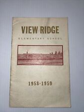 1958-1959 VIEW RIDGE ELEMENTARY SCHOOL WASHINGTON STATE YEARBOOK picture