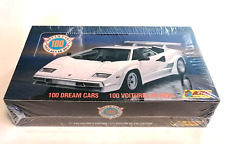 1991 Panini Dream Cars 1st Edition Collector Cards, Factory Sealed Box picture