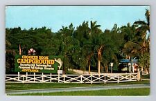 Lake Harbor FL-Florida, Crooked Hook Campground Vintage Souvenir Postcard picture