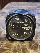 1943 WWII TYPE B-2 JAEGER AIRCRAFT INCLINOMETER Cockpit Degree Gauge B-24 picture
