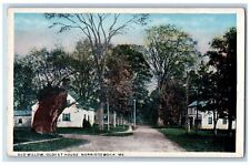 c1920's Old Willow Oldest House Street Dirt Road Norridgewock Maine ME Postcard picture