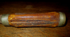 knife making  parts Vintage KNIFE HANDLE OLD USED STANG / BONE picture
