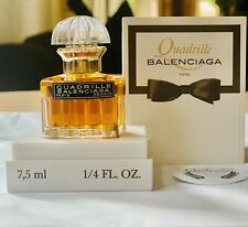 Vintage QUADRILLE Balenciaga .25oz/7.5ml EDT Perfume Paris. Open Box picture