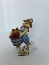 Jim Shore Heartwood Creek Pint-Size Harvest Cat-Piled High with Goodness picture