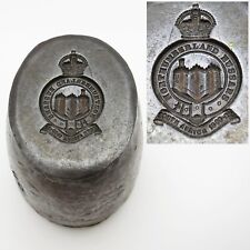 NORTHUMBERLAND HUSSARS Antique KING'S CROWN YEOMANRY BADGE DIE British Military picture