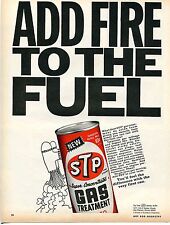 1967 STP Super Concentrated Gas Treatment Add Fire To The Fuel Print Ad picture