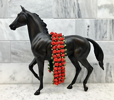 Breyer Traditional #474 Seattle Slew w/ Roses Dark Bay on Lonesome Glory Mold picture