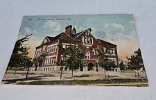 Antique  1911 Photo Postcard 3rd Ward School Milwaukee WI #133 picture