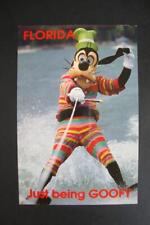Railfans2 664) Postcard, Walt Disney Company Florida, Funny Goofy Water Skiing picture