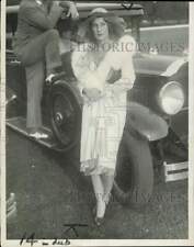 1929 Press Photo Dorothy Fell attend the polo game at Sandy Point Farm, Newport picture