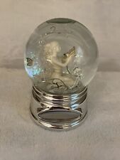 Fairy Snow Globe Music Box w/ Silver Fairy & Butterflies By Things Remembered picture