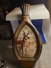 Jim Beam Vintage  Pronghorn Antelope Decanter Bottle James Lockhart (Empty) picture