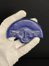One of A Kind Real Lapis lazuli Face of HATHOR the cow Goddess of Love and women picture