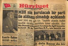 Turkish Newspaper 1960 LANA TURNER Farah Diba Pahlavi FIRST TRIP TO MOON picture