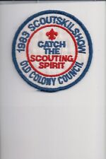 1983 Old Colony Council Scoutskilshow patch picture
