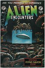 Alien Encounters Comic Book #1 FantaCo 1981 Flying Saucer Issue VERY FINE- picture