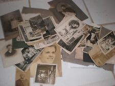 Lot Of 50 + Vintage Old Black & White Same Family Pictures 1920-40 Photos FREE S picture