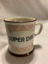 Super Dad Message Mug Coffee Tea Cup Ceramic George Good Japan picture