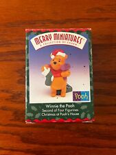 Hallmark Merry Miniatures Winnie The Pooh Christmas Figure 2nd of 4 New in Box picture