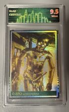 Star Wars C-3PO Golden Rod Error REPRINT Custom Card Graded 9.5 Scc picture