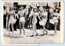 Actresses Protest Corsets Marie Wilson Judy Cook Norma Brown AP Photo c.1946 picture