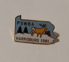 Harrisburg Pennsylvania 1981 PSWBA Lapel Pin picture