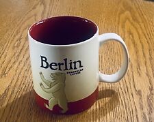 Starbucks Berlin Germany Bear Mug Global Icon City Series 2013 Cup 16 oz EC picture