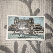 Hotel Dennis Beach Oceanfront View Atlantic City New Jersey NJ 1920's Postcard picture
