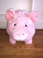 Plush Pink Piggy Bank FAB NY 15