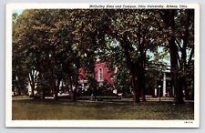 c1940s Ohio University McGuffrey Elms Campus Athens Ohio OH Vintage Postcard picture