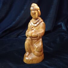 Hand Carved Olive Wood Wise Man From Nativity Scene - Made In Jordan picture