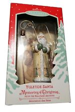 VTG 2002 Yuletide Santa Hallmark Keepsake Ornament Memories Of Christmas NIB picture