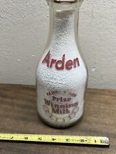 Vintage Arden Prize Winning Milk Quart Bottle~ Arden Farms Diary ~ ElMonte, CA. picture
