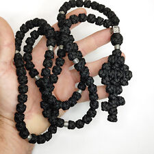 100 knots Christian Handmade Prayer Rope Komboskini with Sterling Silver Beads picture