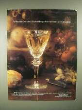1986 Waterford Crystal Ad - 1,120 Times Longer picture