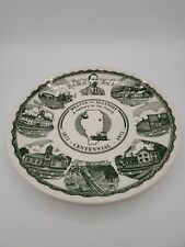 Vintage Melvin Illinois Centennial Decorative Plate Century of Prairie 10