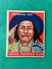 1933 Indian Gum #107 Sounding Sky  Series of 264  Nice Card  R73 picture