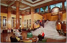 Douglas, Arizona Postcard THE GADSDEN HOTEL Lobby / Stairway View 1950s Chrome picture