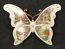 The Garden of Prayer by Thomas Kinkade by Bradford Exchange Ceramic Butterfly picture