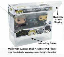 5 UV & SCRATCH RESISTANT Funko Pop Older Size 3-Pack Vinyl 0.50mm Box Protector picture